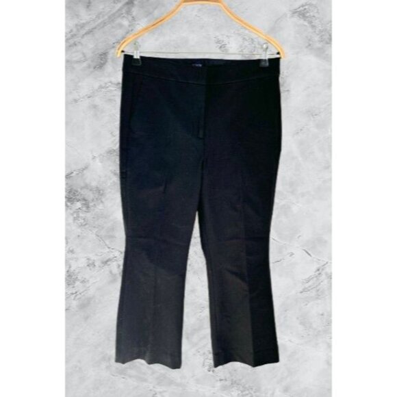 NWT!  J.Crew Kelsey flare pant black cotton blend Size 8 - Picture 5 of 9
